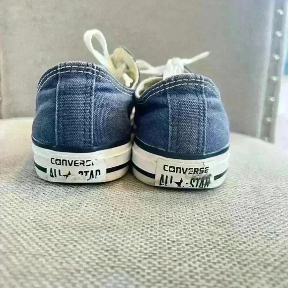 Kids Navy Blue Converse - Picture 5 of 6